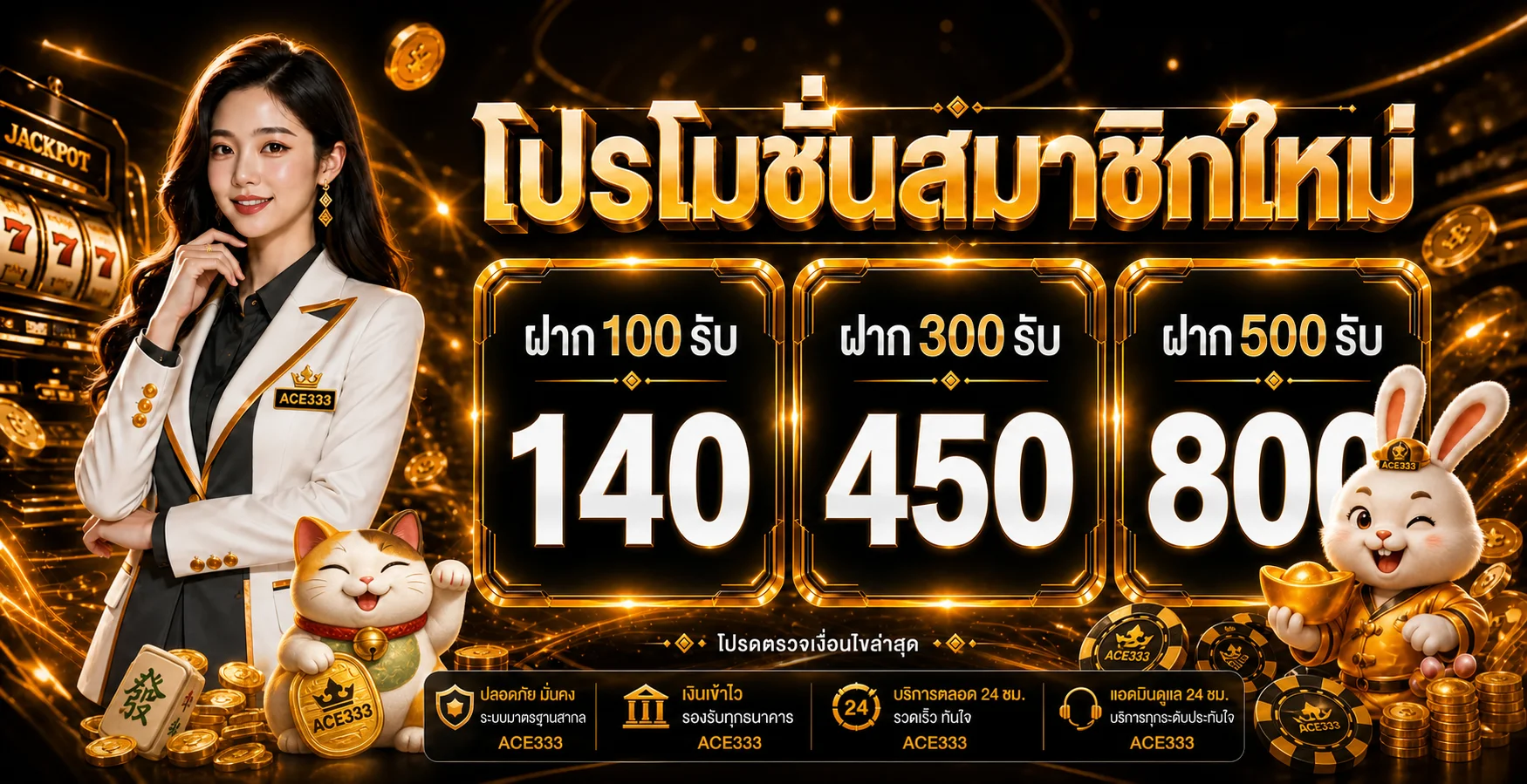 ACE333 เว็บตรง ทางเข้า สล็อต คาสิโนสด TrueWallet